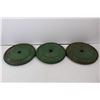 Image 2 : (3) York 25lb Barbell Plates
