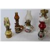 Image 2 : (9) Miniature Oil Lamps