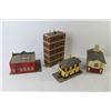 Image 6 : (4) Plastic Buildings for Train Set