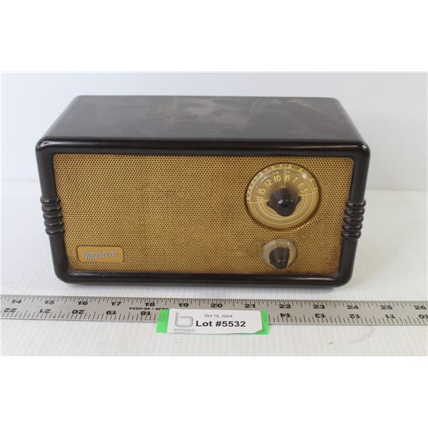 Vintage Marconi Radio (as is)