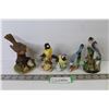 Image 1 : (5) Ceramic Bird Ornaments
