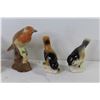 Image 3 : (6) Ceramic Bird Ornaments