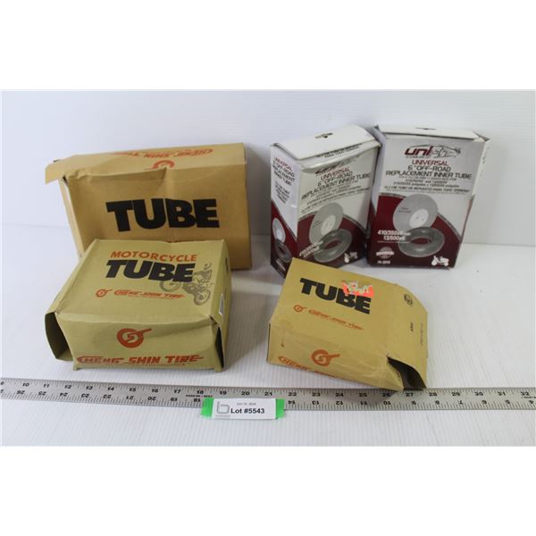 (2) 6" Inner Tubes - (3) Motorcycle Inner Tubes
