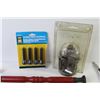 Image 2 : Honing Tool - Long Vice Grip - (4) Snap-in Rubber Valve Stems - Zip Ties - Filter Wrench - Misc. Ite