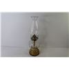 Image 1 : Amber & Clear Glass Oil Lamp