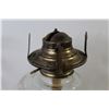 Image 3 : Amber & Clear Glass Oil Lamp
