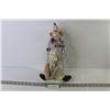 Image 1 : Ceramic Iridescent Clown Figurine (14 1/4")