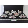 Image 1 : (8) Ceramic Swan Figurines
