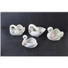 Image 2 : (8) Ceramic Swan Figurines