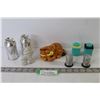 Image 1 : (3) Pair of Salt & Pepper Shakers - Ceramic Garfield & Cat