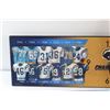 Image 8 : File Organizers, Frustration Game, Chinese Checkers, Duster Cloth and NFL Chargers Clock - As Is