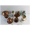 Image 9 : Miniature Kerosene Lamps and Ceramic Decorations
