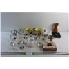 Image 1 : Glass Cups, Mugs, Vase, Kem Plastic Playing Cards and Small Storage Box