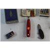 Image 2 : Canucks Money Clip, Silver Spoon, Playing Cards, Brass Bell, Multi Tool and Assorted Items
