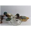 Image 3 : Looney Bin, Duck Decorations and Glass Duck Candy Dish