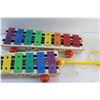 Image 4 : (2) Fisher Price Xylophones and Vintage Dog Toy