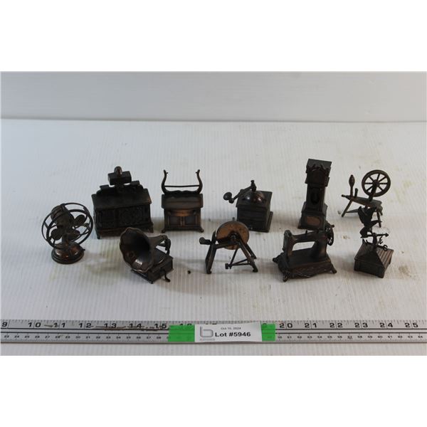 Miniature Metal Vintage Household Decor by Durham Industrial