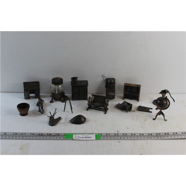 Miniature Metal Vintage Household Decor by Durham Industrial