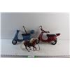 Image 1 : Moped and Horse Decorations