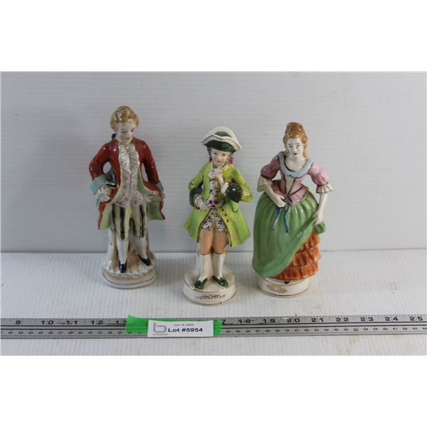 (3) Occupied Japan Era Porcelain Figurines