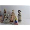 Image 6 : Porcelain Figurines and Avon Betsy Ross Bottle