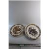 Image 1 : Plastic & Ceramic Serving Trays 21'' and 11'' Long