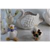 Image 9 : Ceramic Swan Decorations and Planters