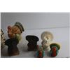 Image 2 : Ceramic Turkey Salt & Pepper Shakers, Bowls, Candle Holder and Turkey Candles