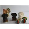 Image 6 : Ceramic Turkey Salt & Pepper Shakers, Bowls, Candle Holder and Turkey Candles