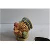 Image 7 : Ceramic Turkey Salt & Pepper Shakers, Bowls, Candle Holder and Turkey Candles