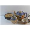 Image 2 : Japanese Tea Set - Creamer, Saucers, Cups and Pot