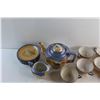 Image 5 : Japanese Tea Set - Creamer, Saucers, Cups and Pot