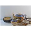 Image 6 : Japanese Tea Set - Creamer, Saucers, Cups and Pot