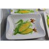 Image 10 : Ceramic Corn Themed Serving Trays, Salt & Pepper Shakers and Butter Dish