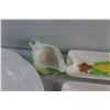 Image 4 : Ceramic Corn Themed Serving Trays, Salt & Pepper Shakers and Butter Dish