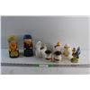 Image 1 : Salt & Pepper Shakers, Swan Planter, Piggy Banks and Assorted Decorations