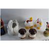 Image 5 : Salt & Pepper Shakers, Swan Planter, Piggy Banks and Assorted Decorations