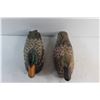 Image 2 : (2) Wooden Duck Decorations