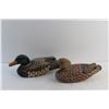 Image 3 : (2) Wooden Duck Decorations