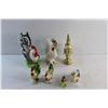 Image 7 : (7) Ceramic Roster and Duck Decorations