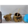 Image 11 : Vases, Salt & Pepper Shakers, Wall Decorations, Candle Holder, Honey Bear and Assorted Items