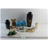 Image 1 : Vases, Salt & Pepper Shakers, Wall Decorations, Candle Holder, Honey Bear and Assorted Items