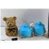 Image 5 : Vases, Salt & Pepper Shakers, Wall Decorations, Candle Holder, Honey Bear and Assorted Items