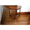 Image 1 : Antique Half Moon Table (24"x24"x12")