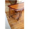 Image 2 : Antique Half Moon Table (24"x24"x12")