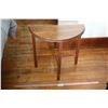 Image 1 : Antique Half Moon Table (24"x24"x12")