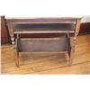 Image 3 : Antique Magazine Rack/End Table (24"x14"x24")