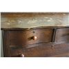 Image 4 : Antique Six Drawer Dresser w/Vanity Mirror (18"x34"x66")
