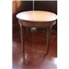 Image 2 : Vintage Round End Table (24" Dia., 21" High)