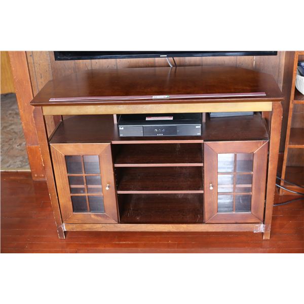 Corner Style Entertainment Stand (20"x46"x32") - Sat. Receiver NOT Included)
